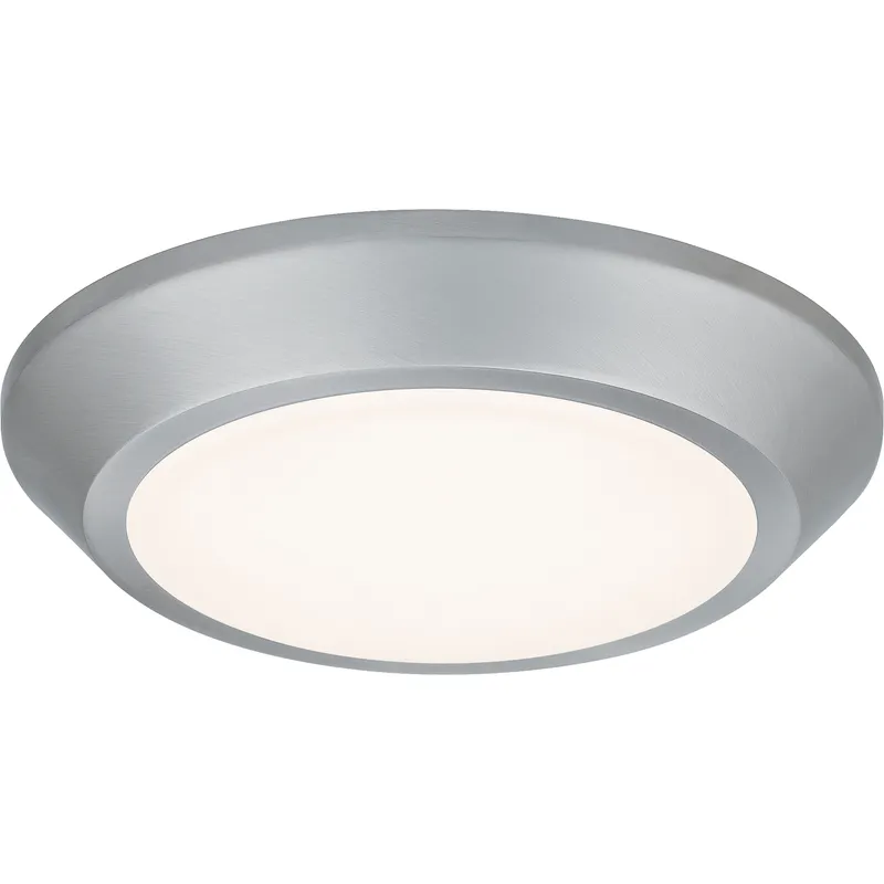 Verge LED 6 inch Brushed Nickel Flush Mount Ceiling Light