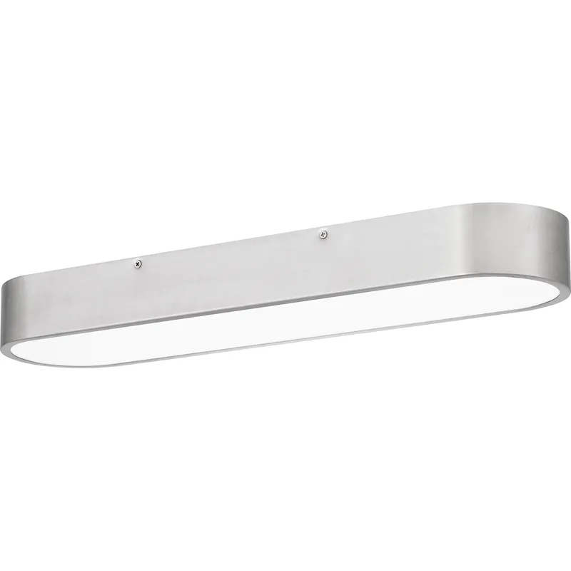 Wesley 23.75 inch Brushed Nickel Flush Mount Ceiling Light