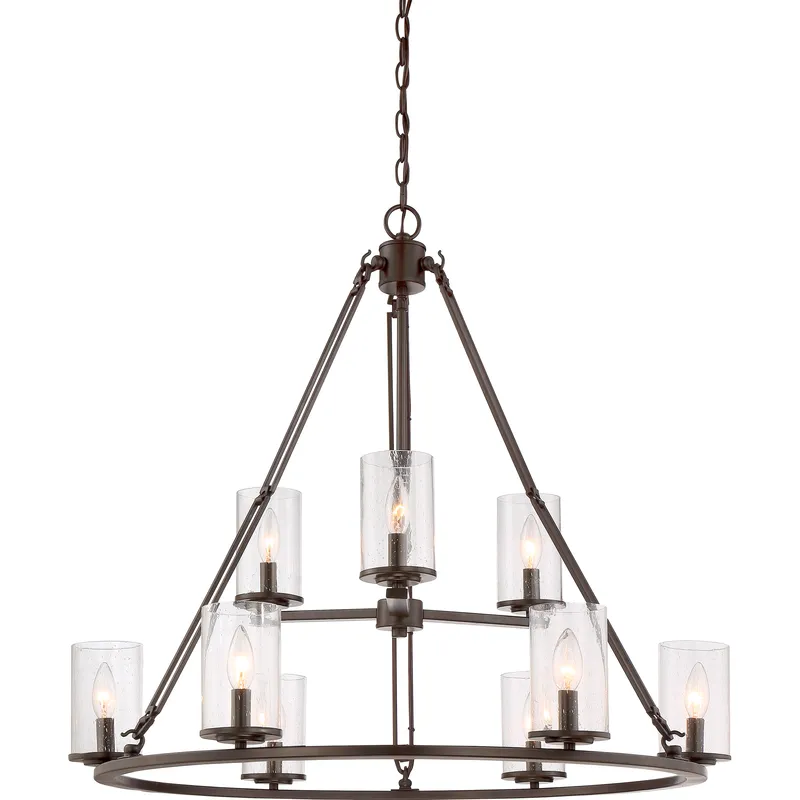 Aviary 3 Light 9.5 inch Polished Nickel Foyer Pendant Ceiling Light