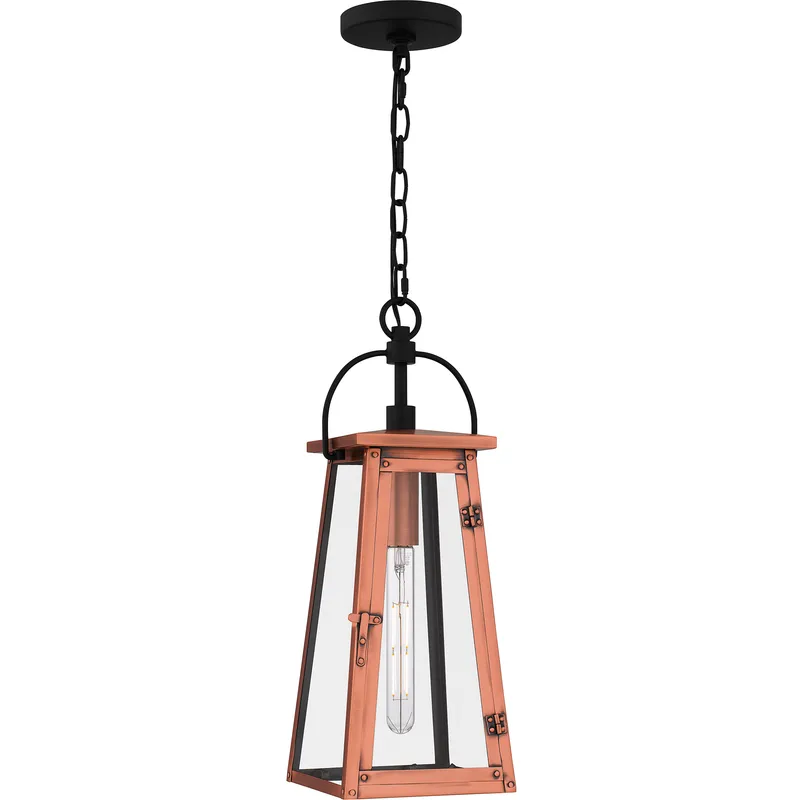 Carolina 1 Light 7 inch Aged Copper Mini Pendant Ceiling Light, Small