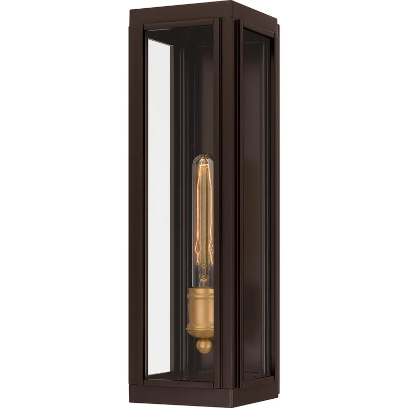 Avon 1 Light 5.5 inch Western Bronze Outdoor Lantern, Large