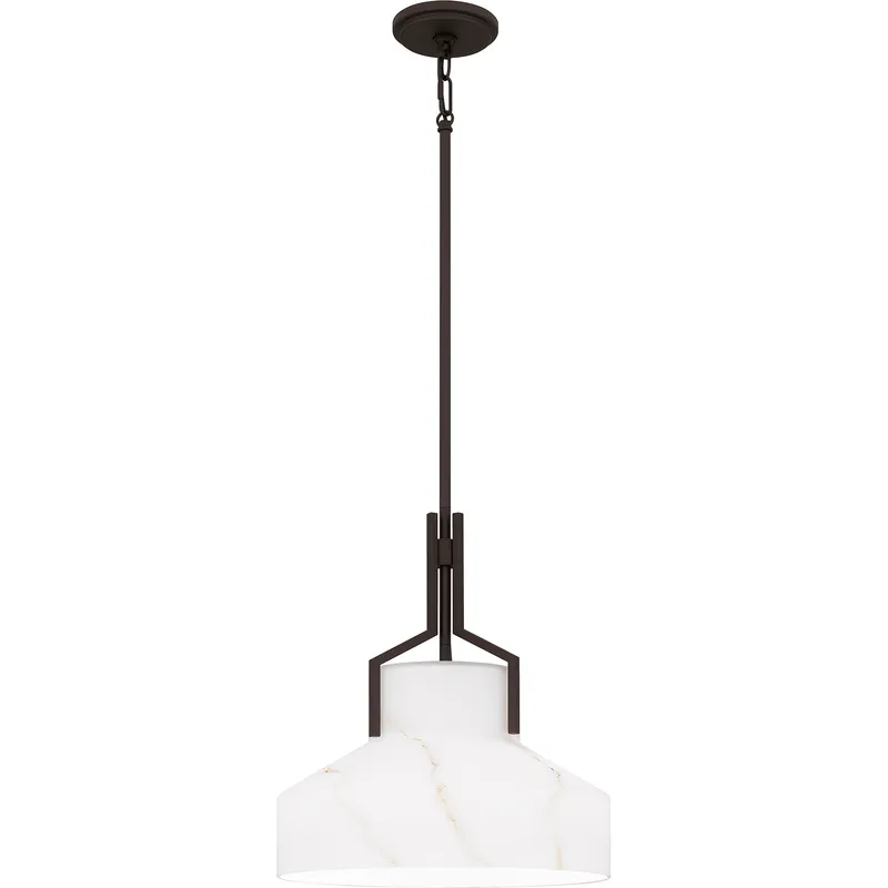 Brecken 2 Light 14.75 inch Old Bronze Pendant Ceiling Light