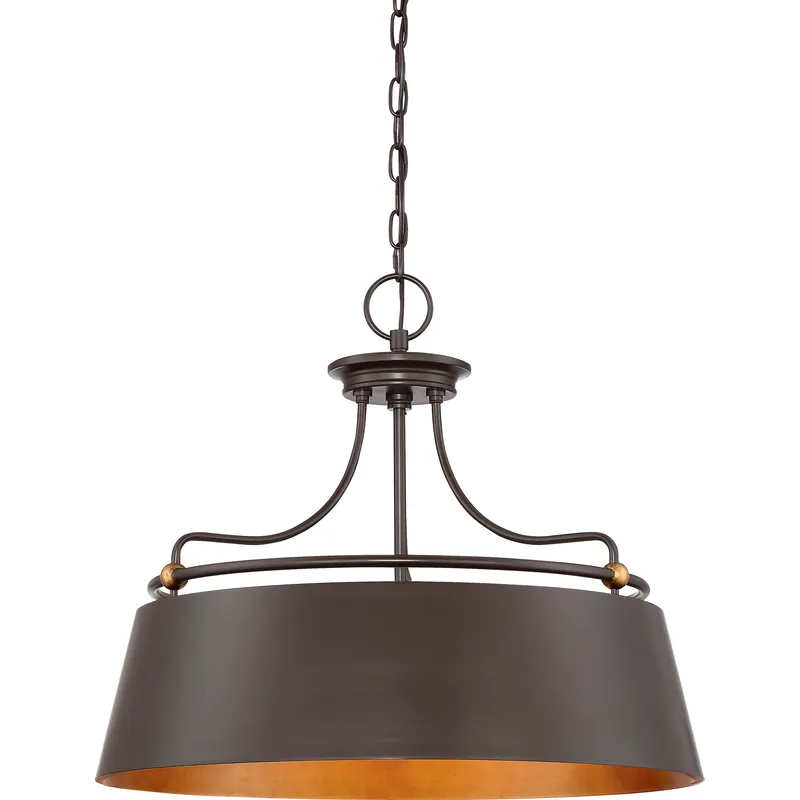 Fairview 4 Light 24 inch Western Bronze Pendant Ceiling Light