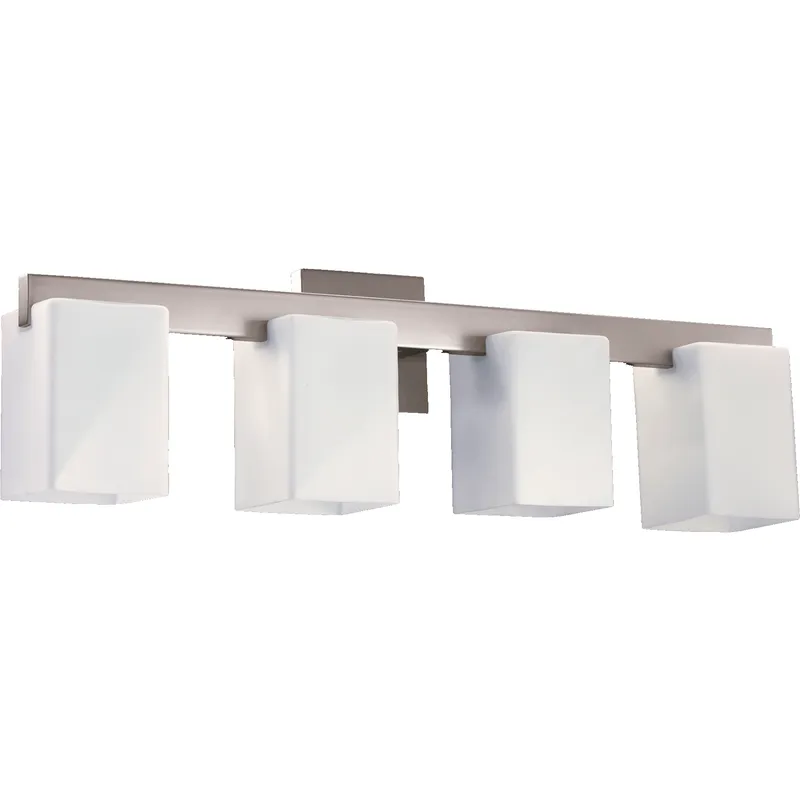 Modus 4 Light 27.5 inch Satin Nickel Vanity Light Wall Light