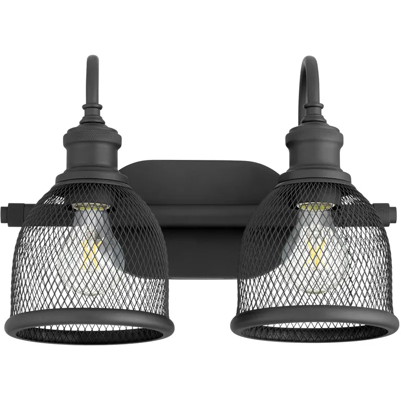 Omni 2 Light 14.5 inch Noir Vanity Light Wall Light