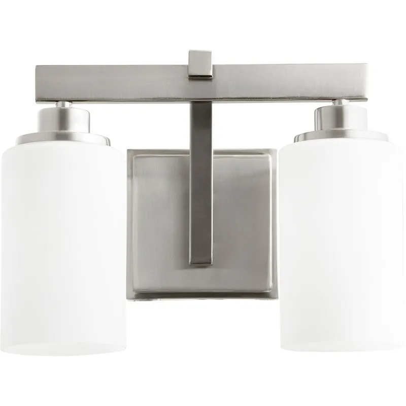 Lancaster 2 Light 13.25 inch Satin Nickel Vanity Light Wall Light