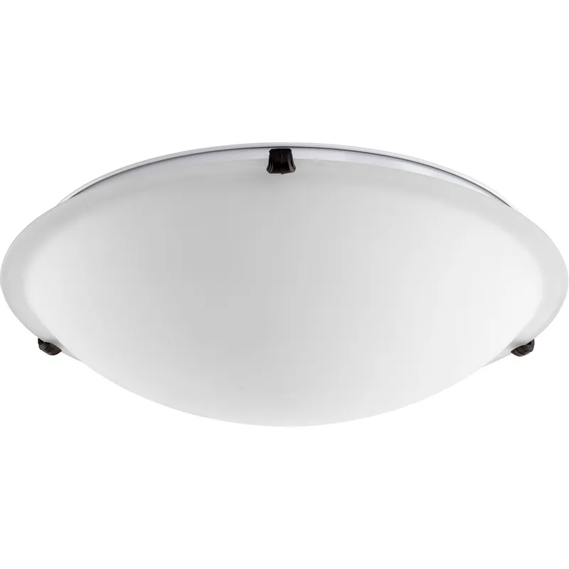 Fort Worth 4 Light 20 inch Oiled Bronze Flush Mount Ceiling Light