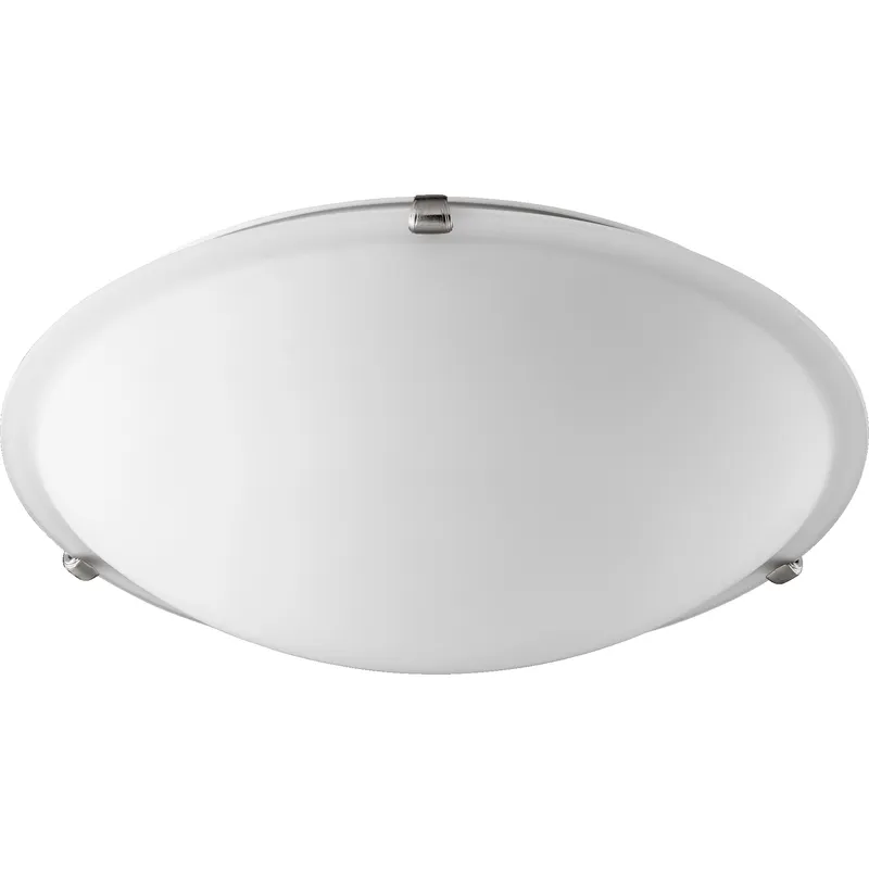 Fort Worth 4 Light 20 inch Satin Nickel Semi-Flush Mount Ceiling Light