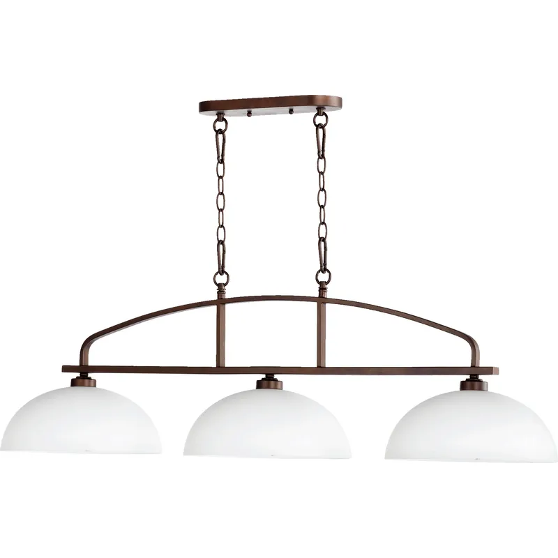 Reyes 3 Light 46.5 inch Oiled Bronze Island Light Ceiling Light