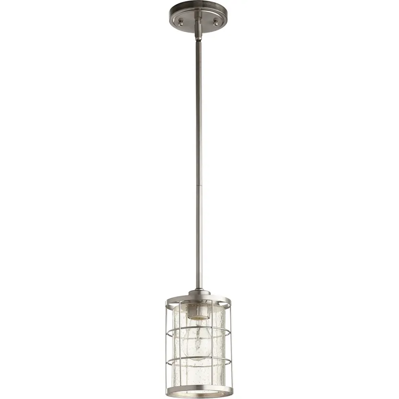 Ellis 1 Light 5 inch Satin Nickel Mini Pendant Ceiling Light