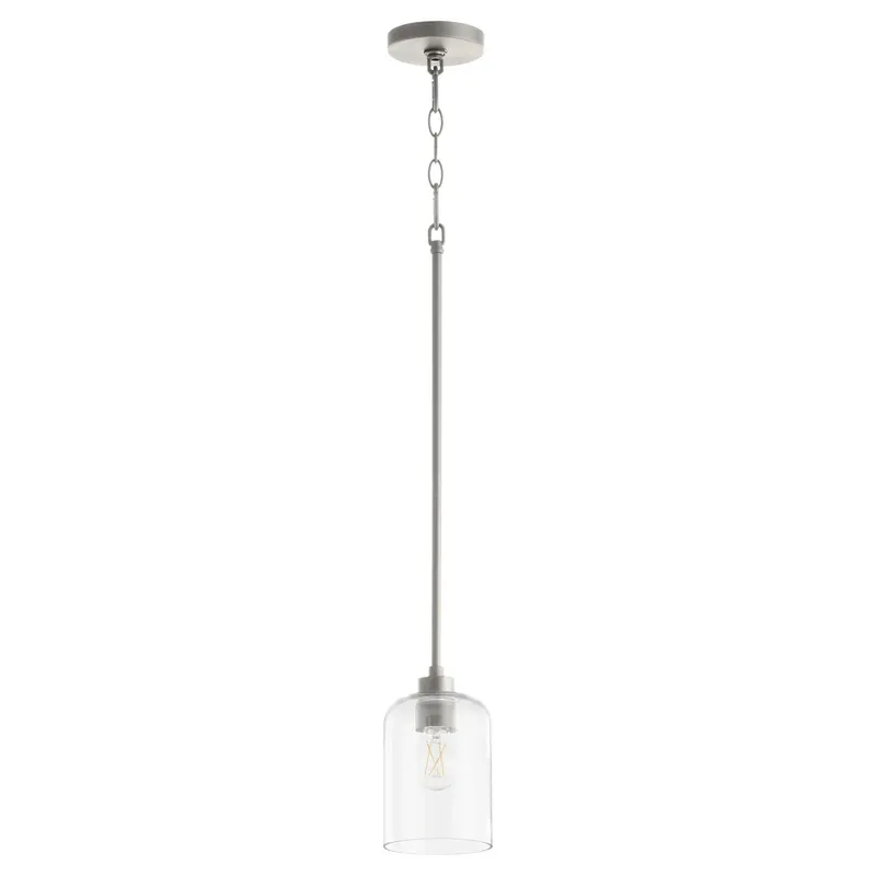 Tribute 1 Light 5 inch Satin Nickel Pendant Ceiling Light
