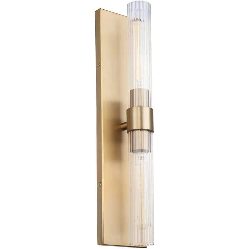 Sheridan 2 Light 4.5 inch Aged Brass Wall Mount Wall Light