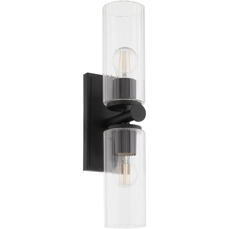 Mercier 2 Light 4.75 inch Matte Black Wall Mount Wall Light