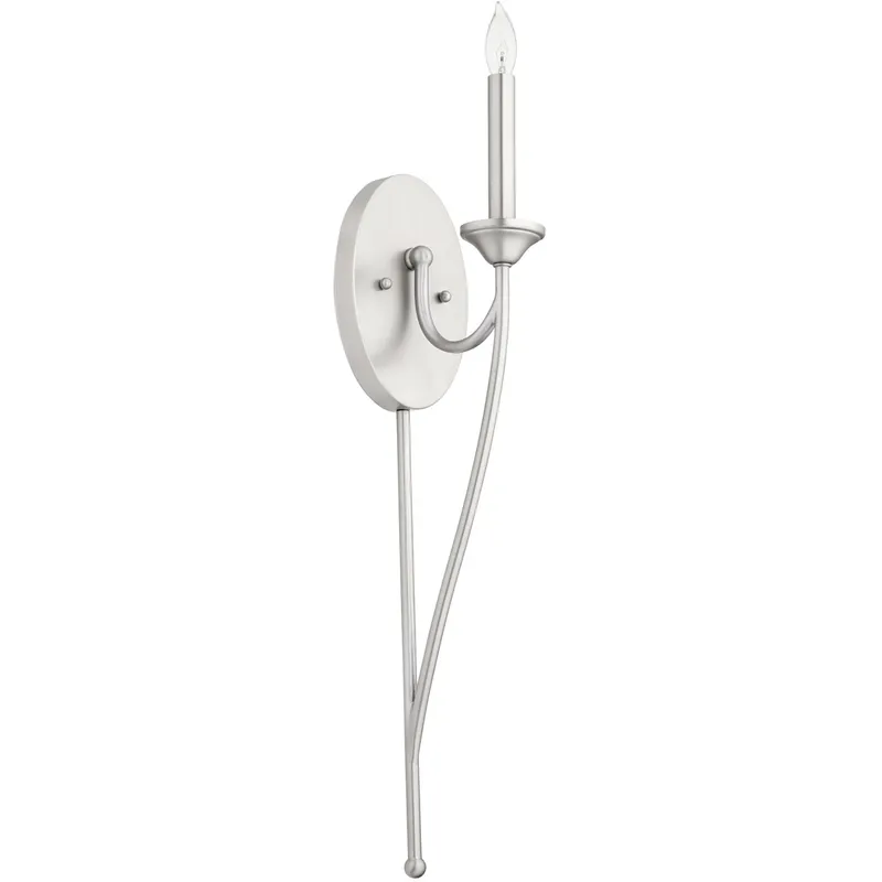 Brooks 1 Light 5.5 inch Satin Nickel Wall Sconce Wall Light