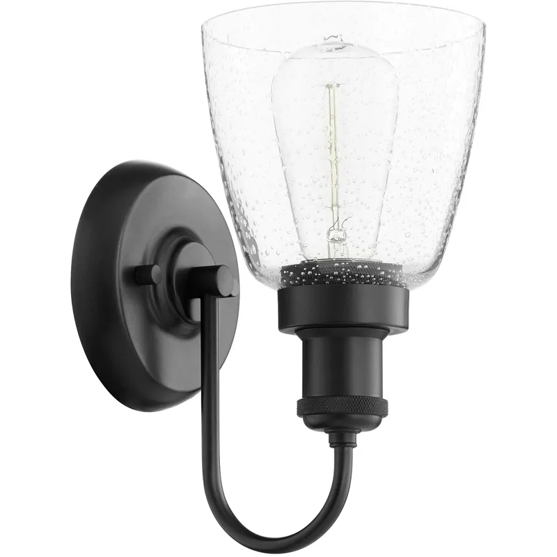 Fort Worth 1 Light 5.5 inch Matte Black Wall Mount Wall Light