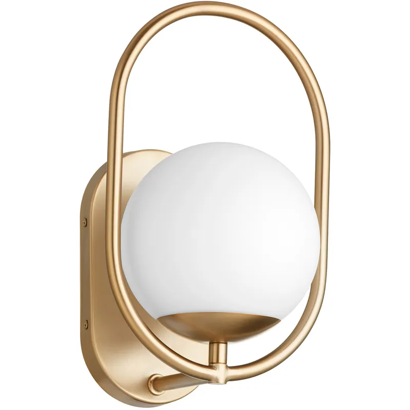 Belmont 1 Light 7.5 inch Aged Brass Wall Mount Wall Light