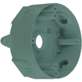 RAB Weatherproof Round Box - 1/2" Tap - Verde Green - No Cover