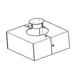 RAB Base Cover for 7" Round Pre-Drilled Poles