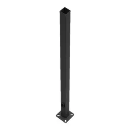RAB Lighting 20' Steel Pole - Square - Pre-Drilled Top - 5" Shaft Size - 7 Gauge - Bronze