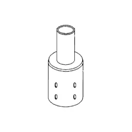 RAB Pole Adaptor for 2 3/8" Tenon to 3" Round Pole