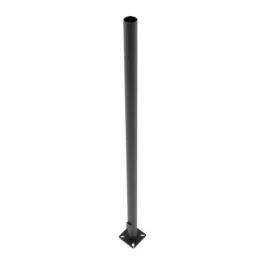 RAB Lighting 20' Steel Pole - Round - Pre-Drilled Top - 4" Shaft Size - 7 Gauge - Bronze