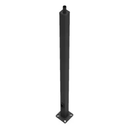 RAB Lighting 25' Steel Pole - Square - Slipfitter Top - 5" Shaft Size - 7 Gauge - Bronze