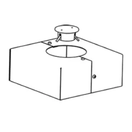 RAB Base Cover for 6" Round 20' Pre-Drilled Poles