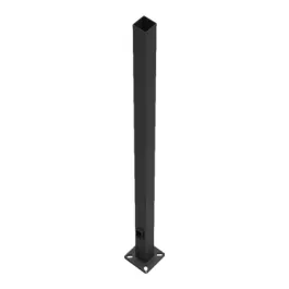 RAB Lighting 15' Steel Pole - Square - Pre-Drilled Top - 4" Shaft Size - 11 Gauge - Bronze