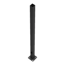 RAB Lighting 25' Steel Pole - Square - Pre-Drilled Top - 4" Shaft Size - 11 Gauge - Bronze