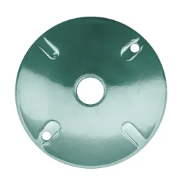 RAB 1 Hole Die Cast 4" Round Cover - Verde Green