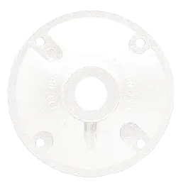RAB 1 Hole 4" Heavy Duty Cover - White