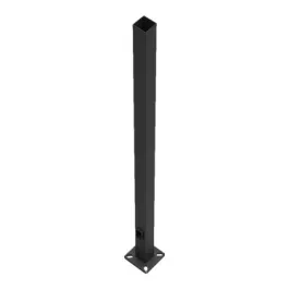 RAB Lighting 20' Steel Pole - Square - Pre-Drilled Top - 4" Shaft Size - 7 Gauge - Bronze