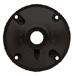 RAB 1 Hole 4" Heavy Duty Cover - Black