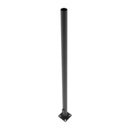 RAB Lighting 10' Steel Pole - Round - Pre-Drilled Top - 4" Shaft Size - 11 Gauge - Bronze