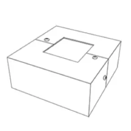 RAB Base Cover for 4" Square Slipfitter Poles