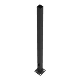 RAB Lighting 25' Steel Pole - Square - Pre-Drilled Top - 4" Shaft Size - 7 Gauge - Bronze