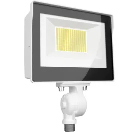 RAB X17 LED Flood Light - Knuckle Mount - Photocell - 5,031 Max Lumens - 15 | 25 | 35W - CCT Selectable - 120-277V - White