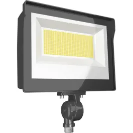 RAB X17 LED Flood Light - Knuckle Mount - Photocell - 12,215 Lumens - 80W - CCT Selectable - 120-277V - Bronze