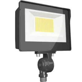 RAB X17 LED Flood Light - Knuckle Mount - Photocell - 5,031 Lumens - 35W - CCT Selectable - 120-277V - Bronze