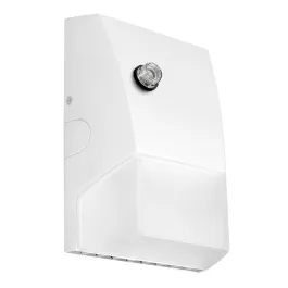 RAB 22W BRISK LED Wall Pack - Photocell - 3,219 Lumens - 5000K - 120-277V - White