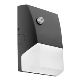RAB 35W BRISK LED Wall Pack - 120-277V Button Photocell - 4,915 Lumens - 5000K - 120-277V - Bronze