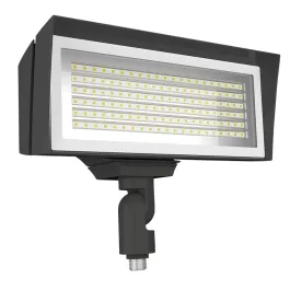 RAB FFLED LED Flood Light - Knuckle Mount - CCT Selectable - 120-277V - Bronze
