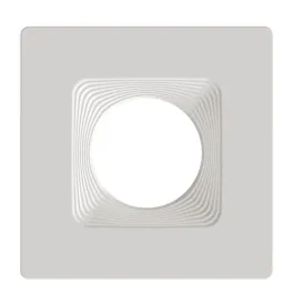 RAB 6" Square White / Baffle Reflector Trim for HA6 LED Downlights