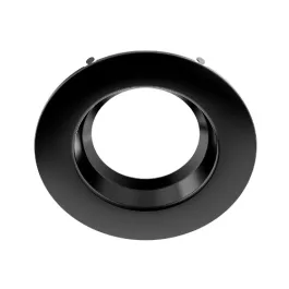 RAB Round Smooth Trim Insert for 6" Retrofit Downlights - Black