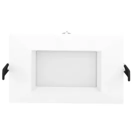 RAB 6" 14W LED Edge-Lit Wafer Downlight - Square Smooth Trim - CCT Selectable - 120V