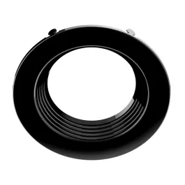 RAB Round Baffle Trim Insert for 6" Retrofit Downlights - Black