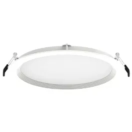 RAB 8" 23W LED Edge-Lit Wafer Downlight - Baffle Trim - CCT Selectable - 120-277V