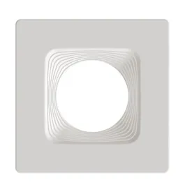 RAB 4" Square White / Baffle Reflector Trim for HA4 LED Downlights