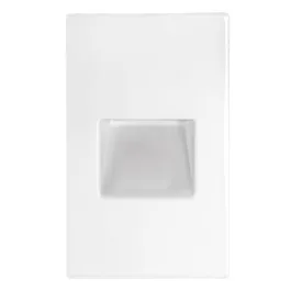 RAB 3W Vertical Recessed LED Step Light - 4000K - 96 Lumens - 120V - White