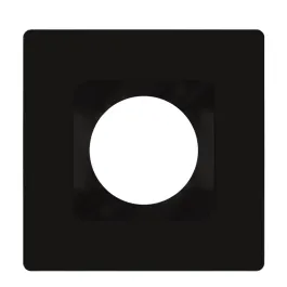 RAB 6" Square Black / Smooth Reflector Trim for HA6 LED Downlights